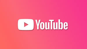 Youtube fond rouge et caracteres blancs